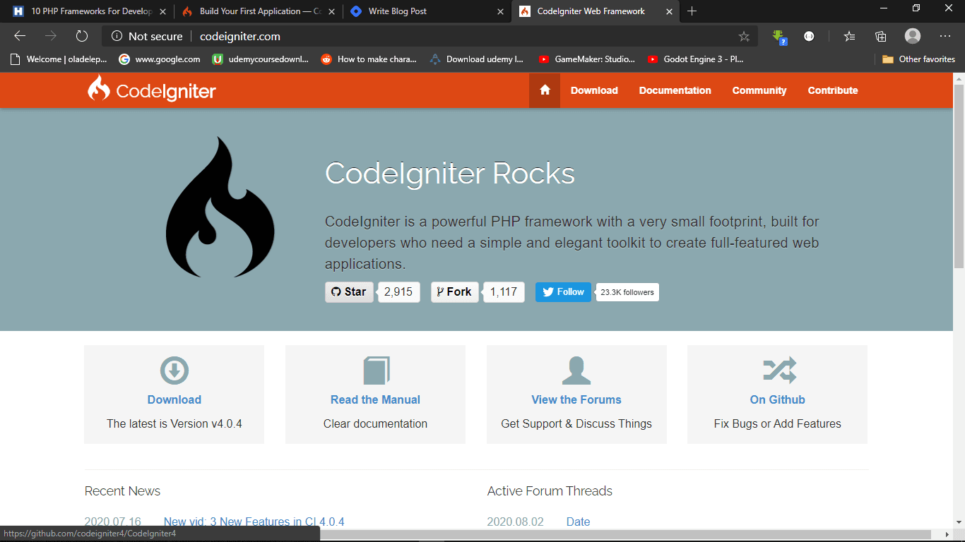 Build Your First Application With Codeignter - 1